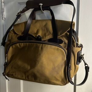Filson Computer Briefcase Made In USA Tan